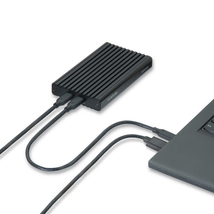 M.2 NVMe 2Bay BOX バスパワーUSB20G [CM2NV2U20G]