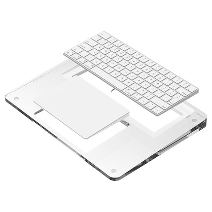 Magic KeyboardとMagic Trackpadを一体化出来るアクリルリストレスト（2世代/3世代対応） [MKMTAWR]