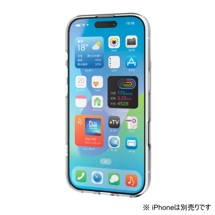 【処分特価セール】iPhone 16 Pro ハイブリッドケース ガラス スタンダード [PMCA24CHVCG1CR]