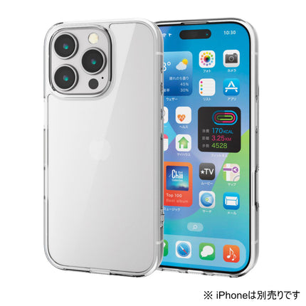 【処分特価セール】iPhone 16 Pro ハイブリッドケース ガラス スタンダード [PMCA24CHVCG1CR]
