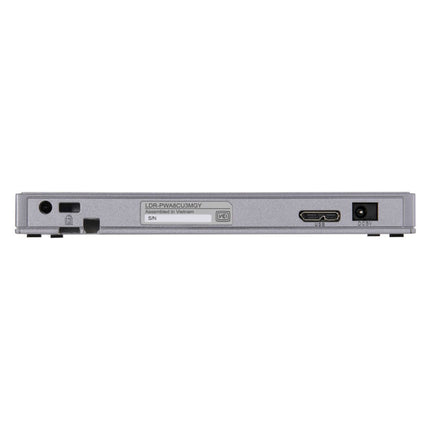 USB Type-C対応ポータブルDVDドライブ for Mac（グレー） [LDR-PWA8CU3MGY]
