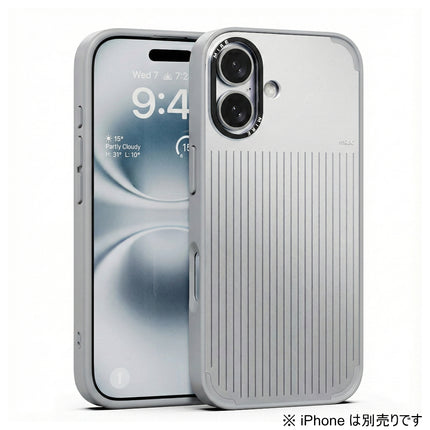miak iPhone 17用 MOOD MagSafe対応ケース シルバー  [MA28070i17]