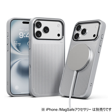 miak iPhone 17 Pro用 MOOD MagSafe対応ケース シルバー [MA28072i17PR]