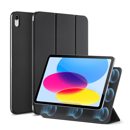 ESR REBOUND マグネット吸着式 Smart Folioケース for iPad（A16/第10世代） ブラック [ES27400]