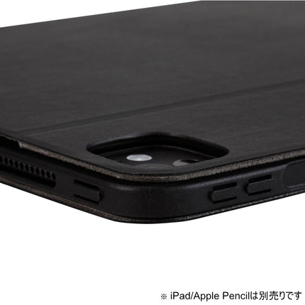 11インチiPad Pro(M5/M4) フラップケース 360度回転 Pencil収納 スリープ [TB-A24PMSA360BK]