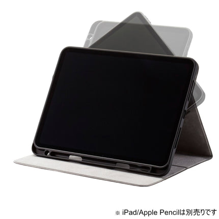 11インチiPad Pro(M5/M4) フラップケース 360度回転 Pencil収納 スリープ [TB-A24PMSA360BK]