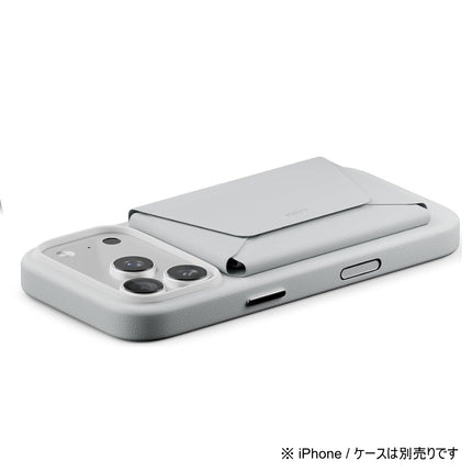 MOFT 多機能カードケース＆スタンド MagSafe対応 ミスティーグレー [MB005S-1-MCGY]