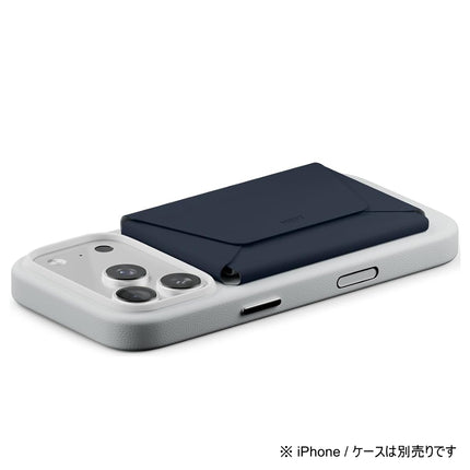 MOFT 多機能カードケース＆スタンド MagSafe対応 ディープブルー [MB005S-1-NVBU]