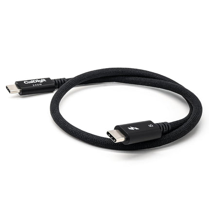 CalDigit Thunderbolt 5 Pro 編組ケーブル 0.5m  最大120Gbps 240WPD対応 [TBT5-P05BB-240]