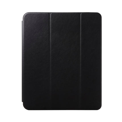 13インチiPad Air(M2/M3/M4) フラップケースPencil収納 スリープ対応 ブラック [TB-A24XSABK]