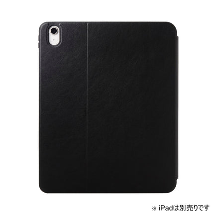 13インチiPad Air(M2/M3/M4) フラップケースPencil収納 スリープ対応 ブラック [TB-A24XSABK]