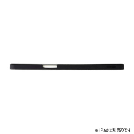 13インチiPad Air(M2/M3/M4) フラップケースPencil収納 スリープ対応 ブラック [TB-A24XSABK]