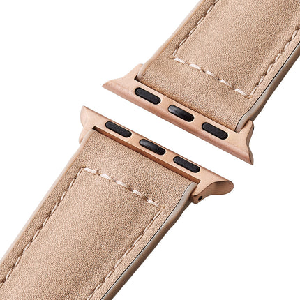 Apple Watch 41mm/40mm/38mm⽤ハイブリッドレザーバンド ベージュ [AW-41BDLHVBE]