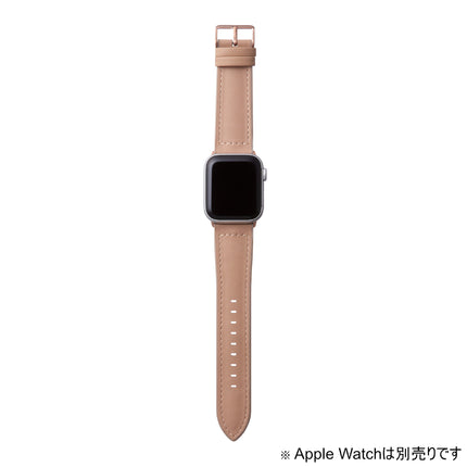 Apple Watch 41mm/40mm/38mm⽤ハイブリッドレザーバンド ベージュ [AW-41BDLHVBE]