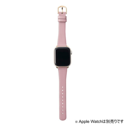 Apple Watch 41mm/40mm/38mm⽤ &meソフトレザーバンド アッシュピンク [AW-41BDLJPN]