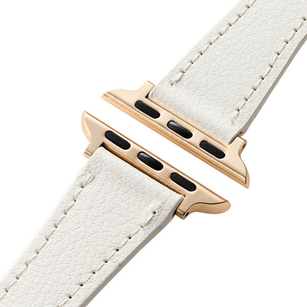 Apple Watch 41mm/40mm/38mm⽤ &meソフトレザーバンド オフホワイト [AW-41BDLWJWH]