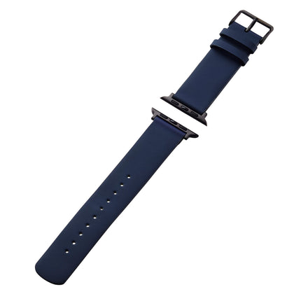 Apple Watch 49/46/45/44/42mm⽤ソフトレザーバンド ネイビー [AW-45BDLNV]