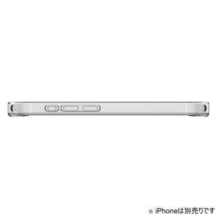 iPhone 16e ハイブリッドガラスケース極限 メタルステッカー付 [PM-A25SHVCGKCR]