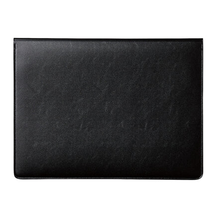 MacBookPro/Air 13/14インチ用リストレスト×レザースリーブ ブラック [BM-IBSVW03BK]