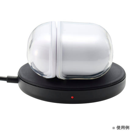 AirPods (第4世代)用 MUBRAIN ソフトケース エアバッグ ホワイト [AVA-AP06AIR2WH]