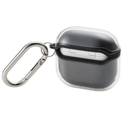 AirPods (第4世代)用 MUBRAIN ソフトケース エアバッグ ブラック [AVA-AP06AIR2BK]