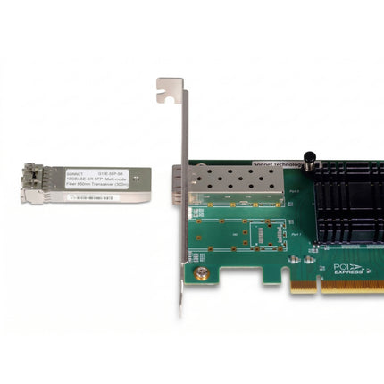 Solo10G V2 SFP+ 10 Gigabit Ethernet PCIe Card (SFP+ included) [G10E-SFP-1XN-E3]