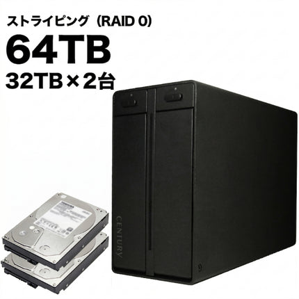 林檎派 Macbeth 2Bay2 ストライピングモデル 64TB [RGH35M2B2-S64T]