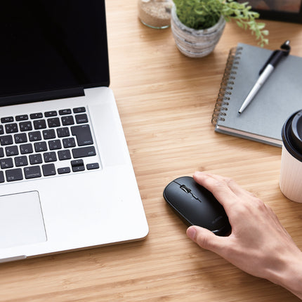 充電式 Bluetooth4.2薄型マウス “Slint”4ボタン ブラック [M-TM15BBBK]