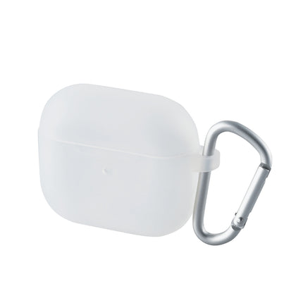 AirPods (第3世代)用カラビナ付きシリコンケース クリア [AVA-AP3SCCR]