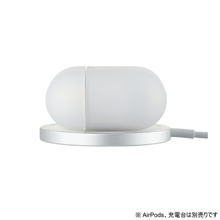 AirPods (第3世代)用カラビナ付きシリコンケース クリア [AVA-AP3SCCR]