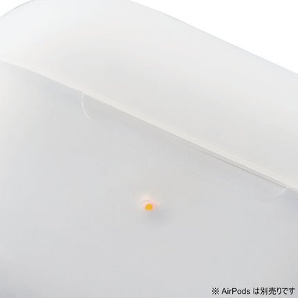 AirPods (第3世代)用カラビナ付きシリコンケース クリア [AVA-AP3SCCR]