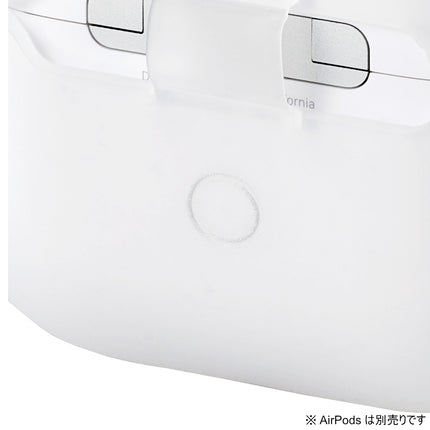 AirPods (第3世代)用カラビナ付きシリコンケース クリア [AVA-AP3SCCR]