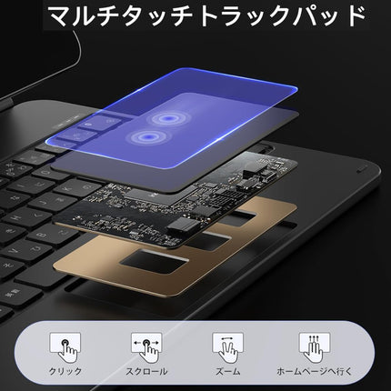 iPad11"(A16)対応 マグネットキーボード JIS日本語配列 ブラック [iPad11A16-MGKBCASE-BK]