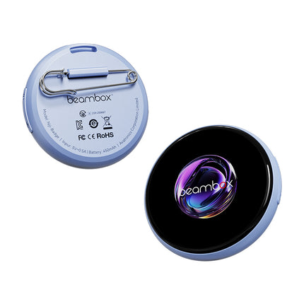 Beambox デジタル缶バッジ　ブルー 1個 [Niji Badge Blue]