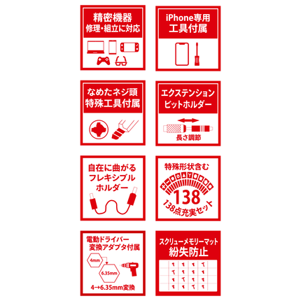 特殊精密工具 138点セット　[TL-027]