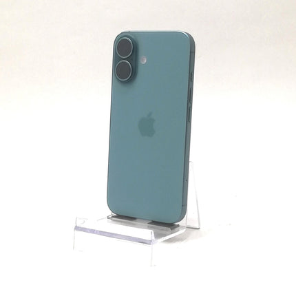【決算特価！】iPhone 16 / 2024 / 128GB / ティール / 国内版SIMフリー / ランク:B / MYDV3J/A / A3286 【中古品管理番号:40767】