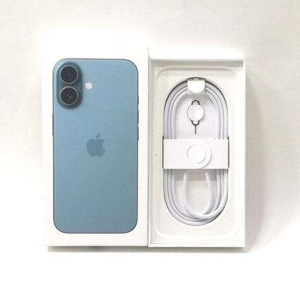 【決算特価！】iPhone 16 / 2024 / 128GB / ティール / 国内版SIMフリー / ランク:B / MYDV3J/A / A3286 【中古品管理番号:40767】