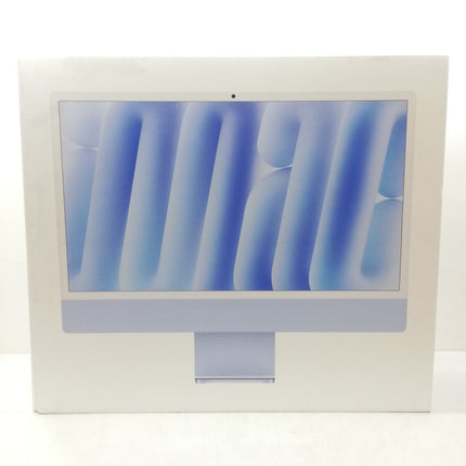 iMac M4 / 24インチ / 2024 / 16GB / 256GB / ブルー / ランク:B / MWUF3J/A / 【中古品管理番号:42097】