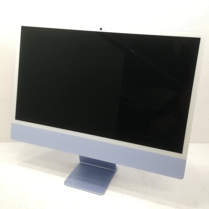 iMac M4 / 24インチ / 2024 / 16GB / 256GB / ブルー / ランク:B / MWUF3J/A / 【中古品管理番号:42097】