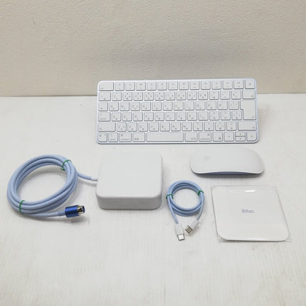iMac M4 / 24インチ / 2024 / 16GB / 256GB / ブルー / ランク:B / MWUF3J/A / 【中古品管理番号:42097】
