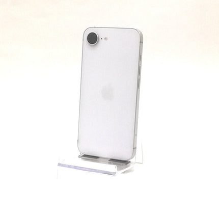 【決算特価！】iPhone 16e / 2025 / 128GB / ホワイト / au版SIMフリー / ランク:B / MD1R4J/A / A3409 【中古品管理番号:42505】