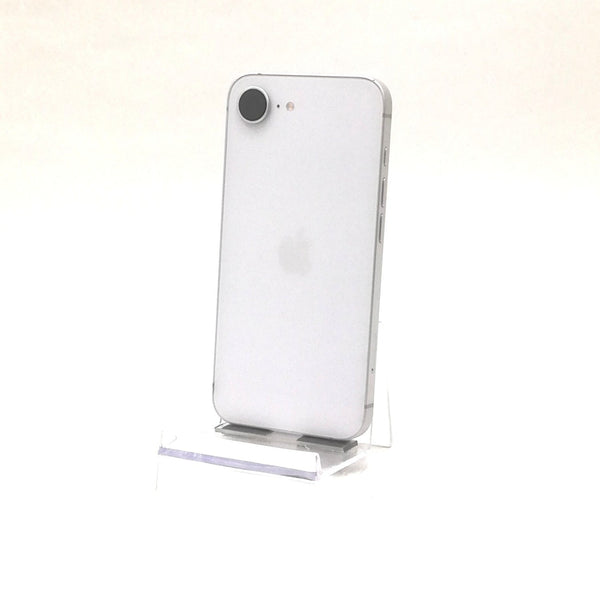 【決算特価！】iPhone 16e / 2025 / 128GB / ホワイト / au版SIMフリー / ランク:B / MD1R4J/A / A3409 【中古品管理番号:42505】