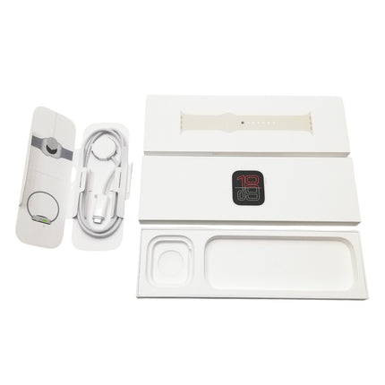 【中古品】 Apple Watch/ SE (第3世代) / 44mm /GPSモデル / MEHJ4J/A / A3325 /  スターライトアルミニウムケース / スターライトスポーツバンド (M/L) 【中古品管理番号:A40807】