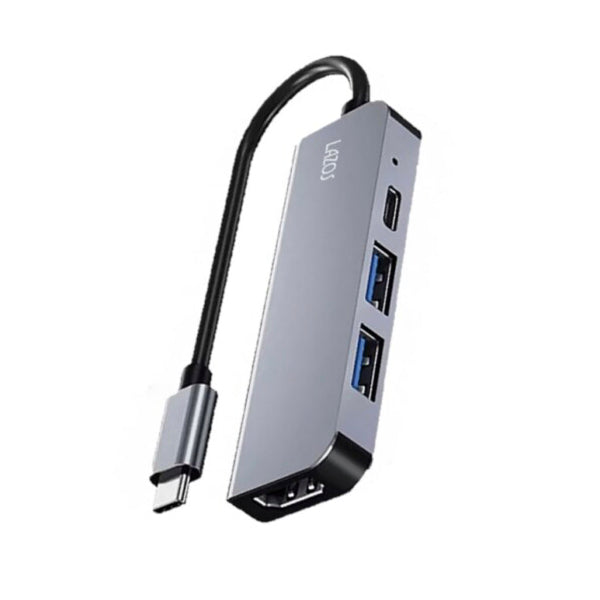 LAZOS Type-C 変換アダプター 4 in 1 [L-CHU4] ¥1,480
