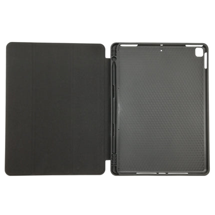 iPad 第7,8,9世代/iPad Air 第3世代/iPad Pro 10.5"用 Apple Pencil収納可能ケース ブラック [iPad10-ApenCASE-BK]