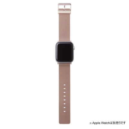 【処分特価セール】Apple Watch 45/44/42mm用MINIOハイブリッドレザーバンド トープグレー×ピーチピンク [AW-45BDMNOTG]