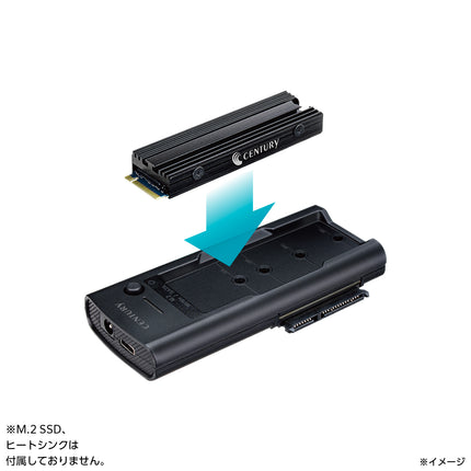 裸族の頭 NVMe/SATA [CRANSU10G]