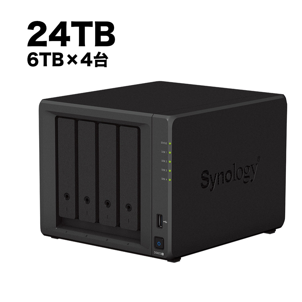 Synology DiskStation DS923+10GbE 24TB [DS923+/G-10GbE-24TB] ¥265,000