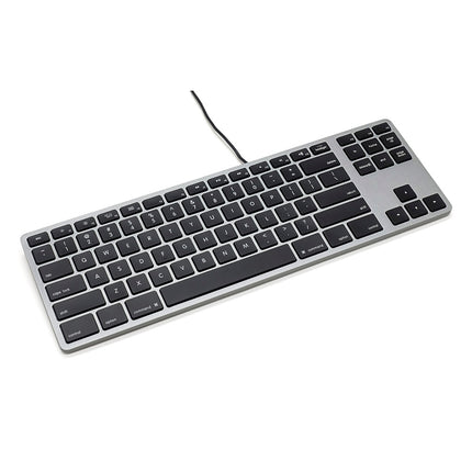 【今月のお買い得品セール】Matias RGB Backlit Wired Aluminum Tenkeyless keyboard for Mac-Space Gray 英語配列 [FK308LB]