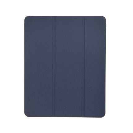 iPad Pro 12.9インチ 第3世代～第6世代/ iPad Air 13インチ M2/M3/M4 用 Apple Pencil収納可能ケース ネイビーブルー [iPad129-2021ApenCASE-NB]